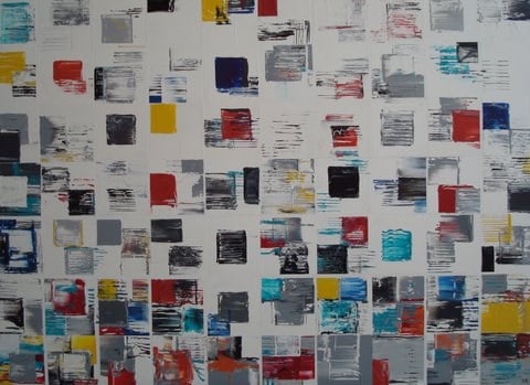 Cristallisation Mentale, peinture de Nadine Hardy