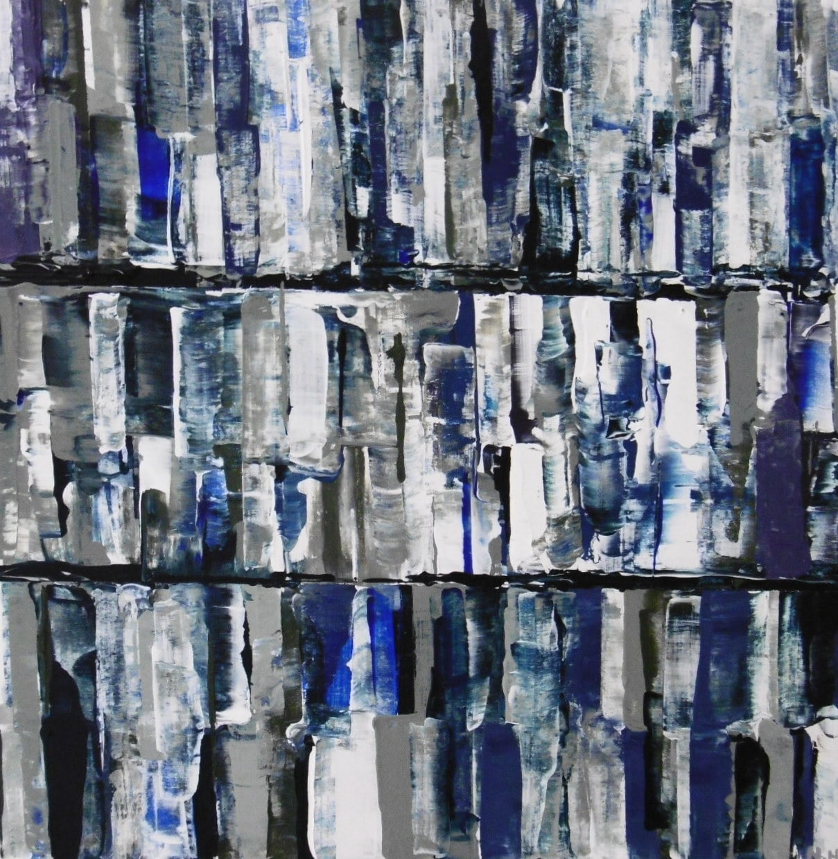 Passage Intermittent III, peinture de Nadine Hardy