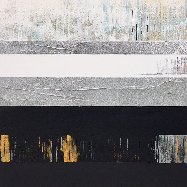 Passage Lumineux 18-1, peinture de Nadine Hardy, acrylique sur bois, 30 × 30 cm