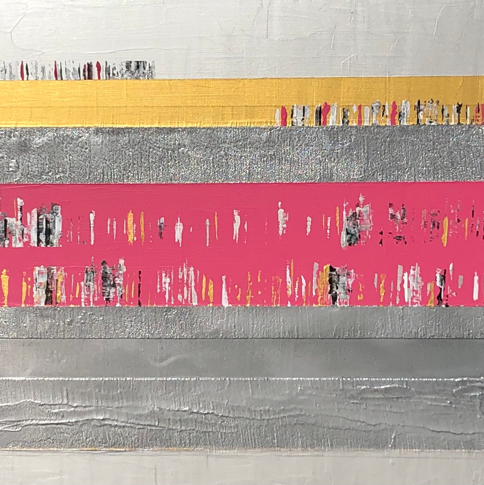 Passage Lumineux 21.1, peinture de Nadine Hardy, acrylique sur bois, 30 × 30 cm