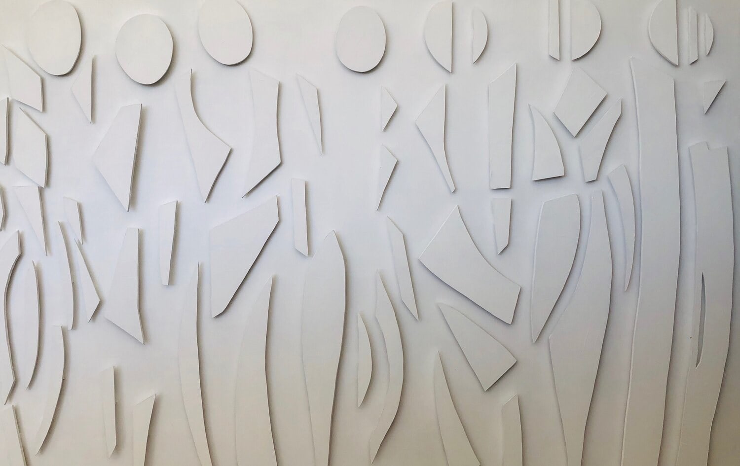 Présence I-20, peinture de Nadine Hardy, acrylique sur bois, 111 × 170 cm, 2020