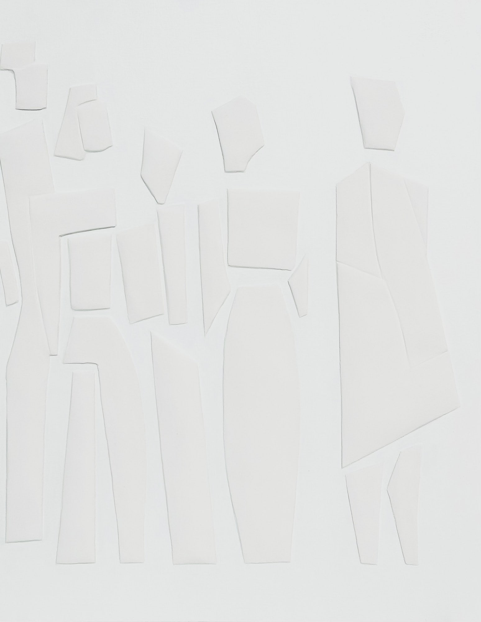 Rythme en mouvement, bas-relief de Nadine Hardy, technique mixte, 55 × 42 cm, 2024
